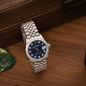 Rolex-DateJust-126234-Moissanite-Blue-Dial-Moissanite-Bezel-36mm-2
