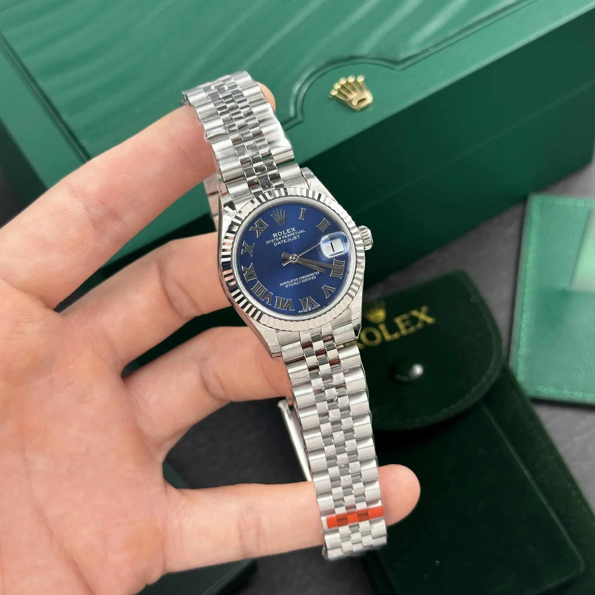 Rolex-DateJust-178274-Roman-Blue-Dial-31mm-1