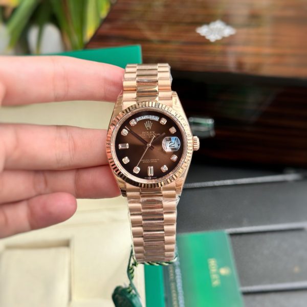Rolex-Day-Date-228235-Moissanite-Chocolate-Dial-36mm-1