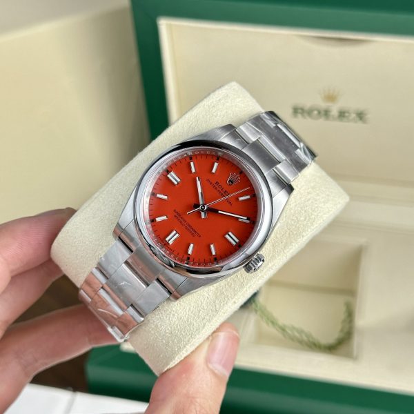 Rolex-Oyster-Perpetual-126000-Red-Dial-36mm-2