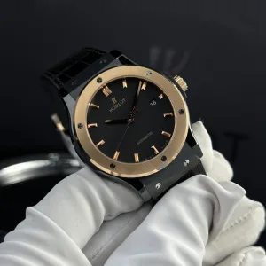 Hublot-Classic-Black-Dial-Gold-Case-42mm-2