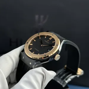 Hublot-Classic-Black-Dial-Gold-Case-42mm-3
