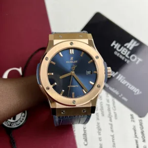 Hublot-Classic-Fusion-Rose-Gold-Blue-Dial-542.OX.7180