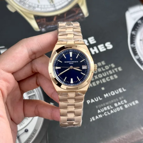 Vacheron Constantin Overseas 4500V Rose Gold Blue Dial 41mm