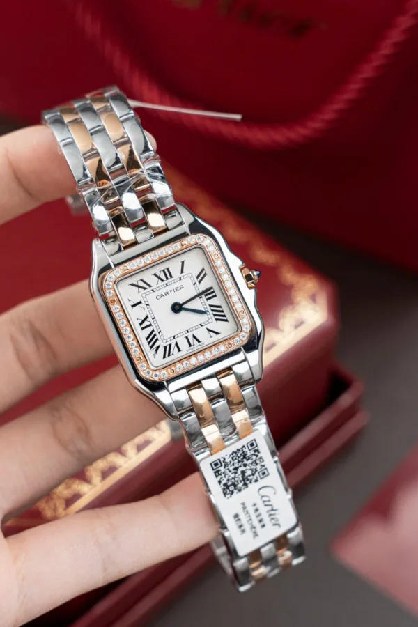 Cartier-Panthere-WSPN007-Two-Tone-Rose-Gold-Zircon-27x37mm