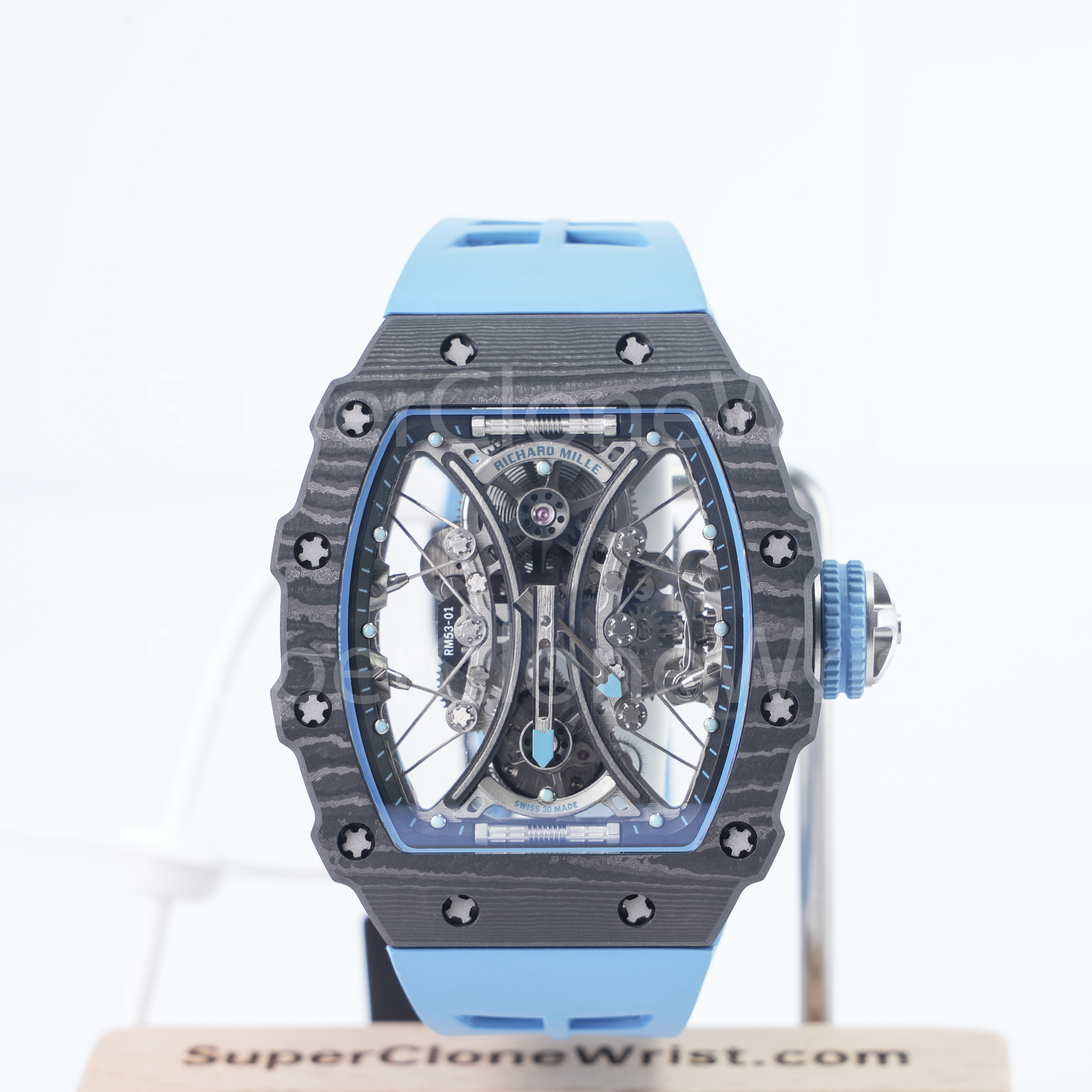 Richard Mille RM 53-01 Polo Tourbillon skeleton style watch