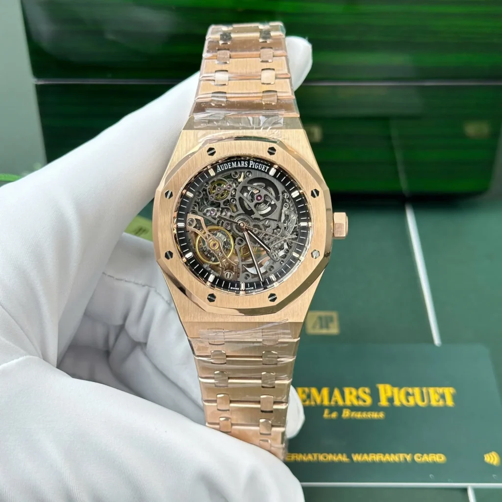 Audemars Piguet Royal Oak 15407 Rose Gold Skeleton Dial 41mm 1.webp