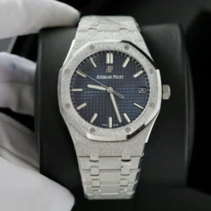 Audemars Piguet Royal Oak 15500ST Frosted Gold Blue Dial 41mm 1.webp