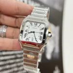 Cartier Santos WSSA0018 White Dial 39.8mm.webp