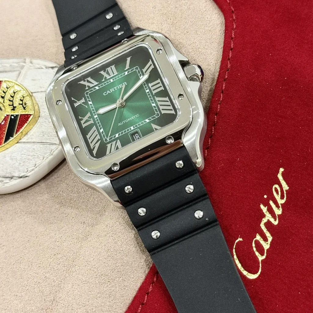 Cartier Santos WSSA0061 Gradient Green 39.8mm.webp