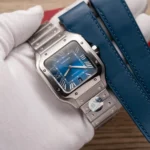Cartier Santos de Cartier WSSA0013 Gradient Blue Dial 39.8mm.webp