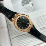 Dong Ho Audemars Piguet Royal Oak 15500OR Boc Vang Hong Day Da Den 41mm 1.webp