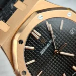 Dong Ho Audemars Piguet Royal Oak 15500OR Boc Vang Hong Day Da Den 41mm 5.webp