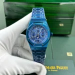 Dong Ho Audemars Piguet Royal Oak Perpetual Calendar 26579CS Replica 11 Mau Xanh Nha May BBR 41mm 4 1.webp