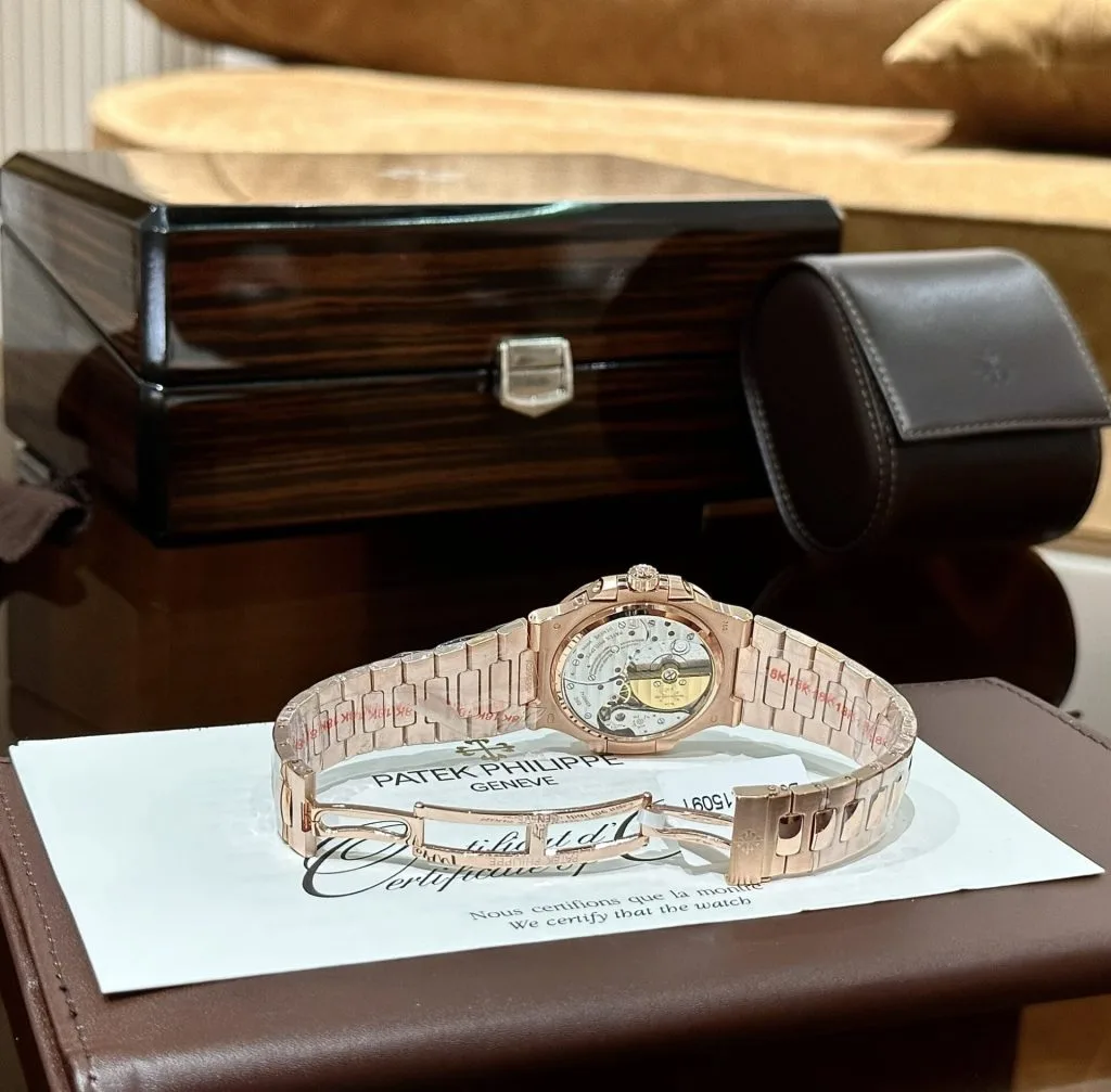 Dong Ho Patek Philippe Nautilus 5712R Che Tac Boc Vang Hong GRF 40mm 7 1024x1007 1.webp