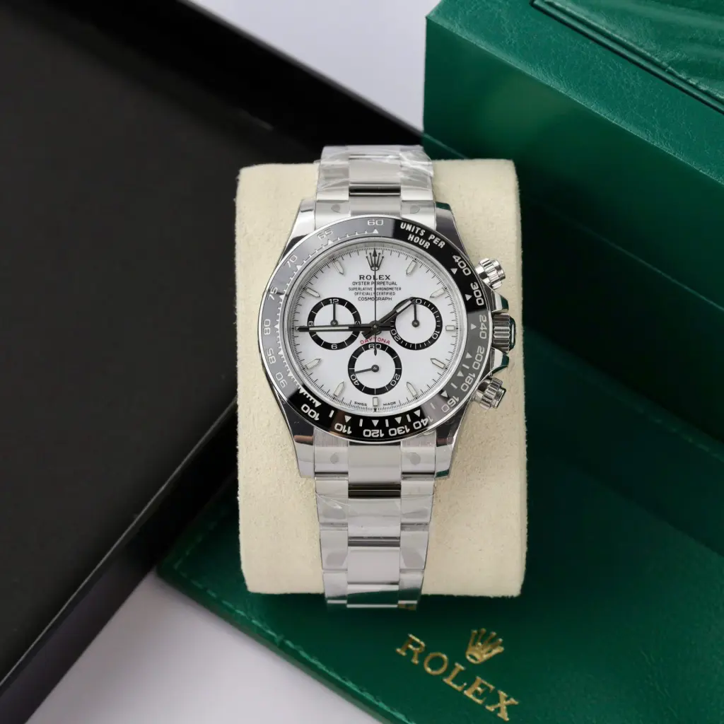 Rolex Daytona panda replica watch real product photo
