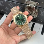 Dong Ho Vacheron Constantin Overseas 4500V Replica 11 Mat Xanh La Cay 41mm 3.webp
