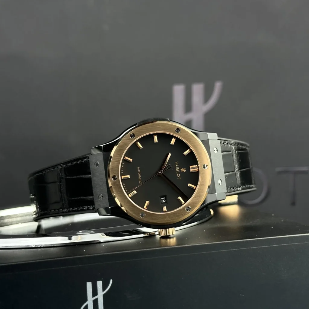 Hublot Classic Black Dial Gold Case 42mm 4.webp