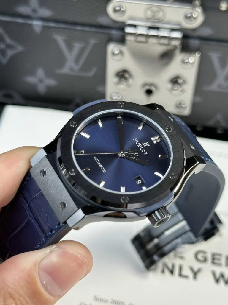 Hublot Classic Blue Dial 42mm 4.webp