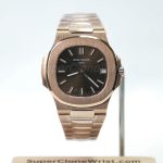 Patek Philippe Nautilus 5711 Brown Dial Rose Gold 40mm 1：1 SuperClone Watch
