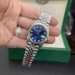 Rolex DateJust 126234 Moissanite Blue Dial 36mm 2.webp