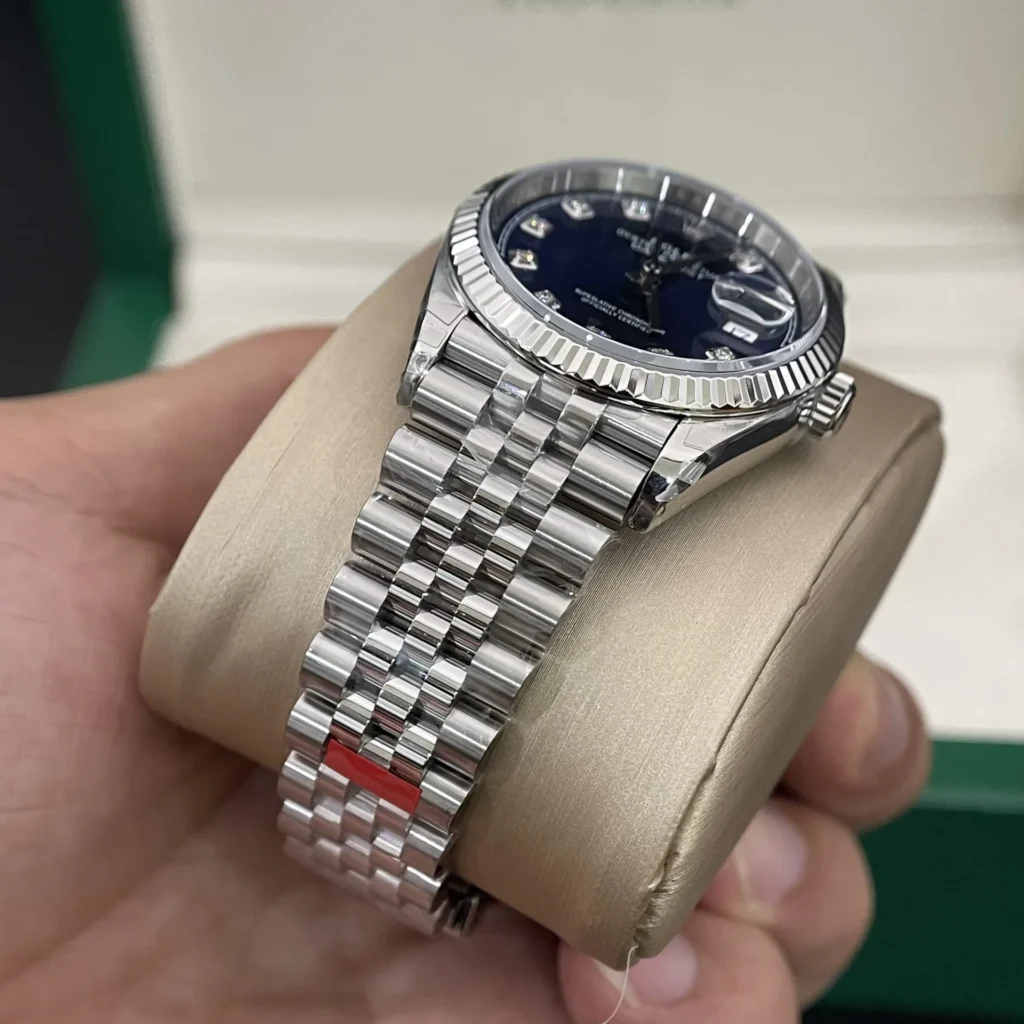 Rolex DateJust 126234 Moissanite Blue Dial 36mm 3.webp
