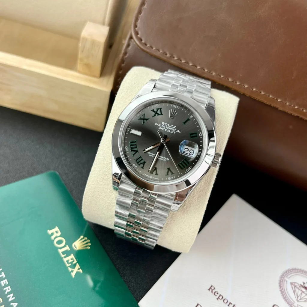 Rolex DateJust 126300 Matte Wimbledon Dial 41mm 1.webp