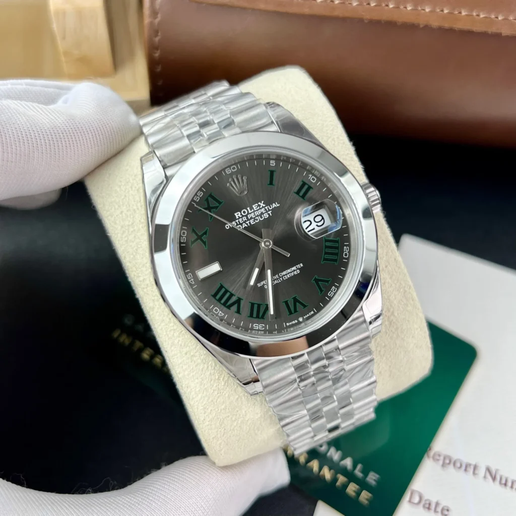 Rolex DateJust 126300 Matte Wimbledon Dial 41mm 2.webp