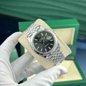 Rolex DateJust 126334 Matte Blue Green Dial 41mm 1.webp