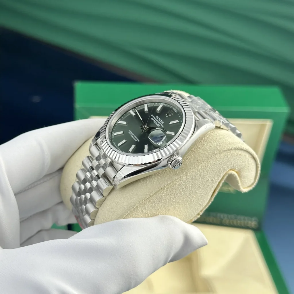 Rolex DateJust 126334 Matte Blue Green Dial 41mm 3.webp