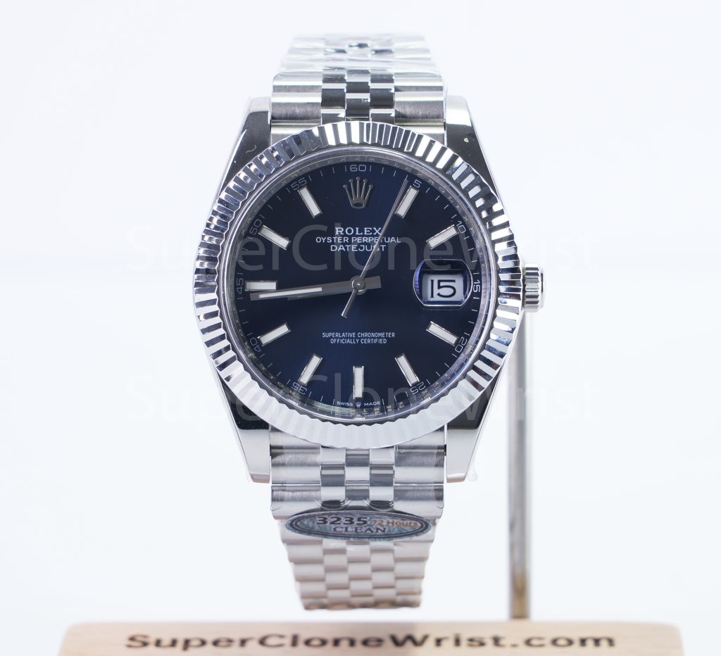 Rolex DateJust 126334 Matte Dark Blue Dial 41mm 11 Super Clone Watch