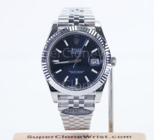 Rolex DateJust 126334 Matte Dark Blue Dial 41mm 11 Super Clone Watch
