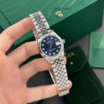Rolex DateJust 178274 Moissanite Blue Dial 31mm 2.webp