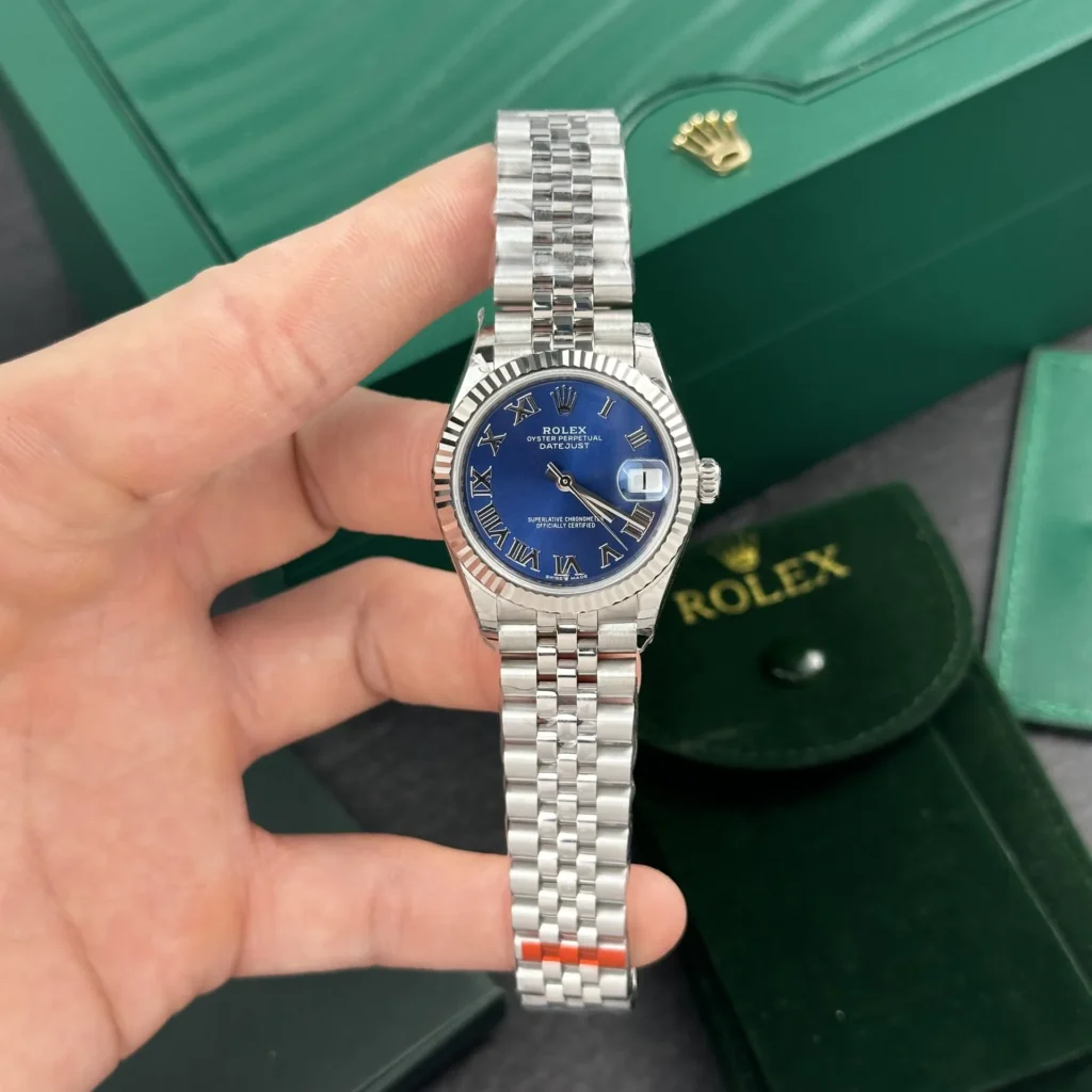Rolex DateJust 178274 Roman Blue Dial 31mm 2.webp