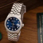 Rolex DateJust 178384 Moissanite White Dial Moissanite Bezel 31mm 1 1.webp
