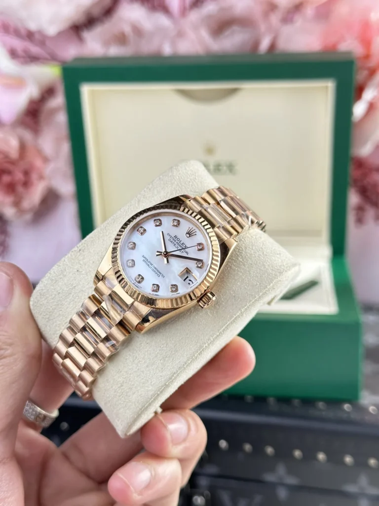Rolex DateJust 278275 Moissanite White Mother of pearl Dial 31mm 3.webp