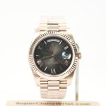 Rolex Day Date 228235 Gray Black Dial 40mm 11 Super Clone Watch