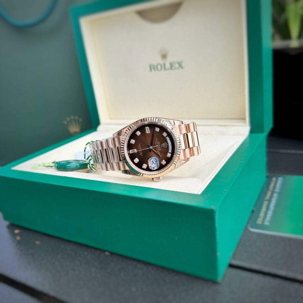 Rolex Day Date 228235 Moissanite Chocolate Dial 36mm 3.jpg
