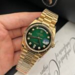 Rolex Day Date 228235 Moissanite Green Dial 36mm 3.jpg