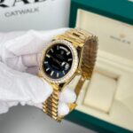 Rolex Day Date 228238 moissanite Black agate Dial 40mm 4.jpg