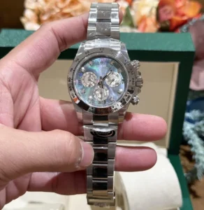 Rolex Daytona Moissanite Mother of Pearl dial 40mm 1.webp