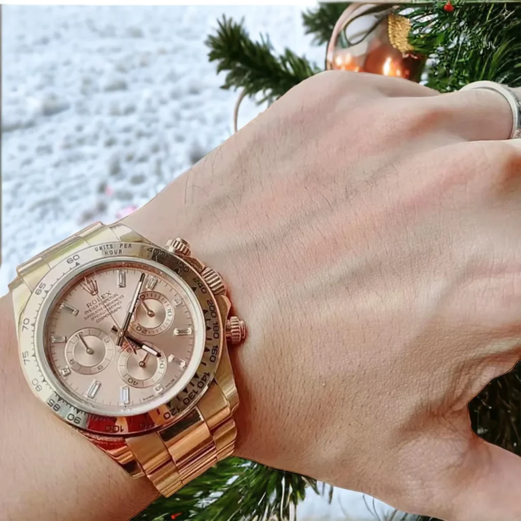 Rolex Daytona Rose Gold Pink dial 18K 40mm 2.webp