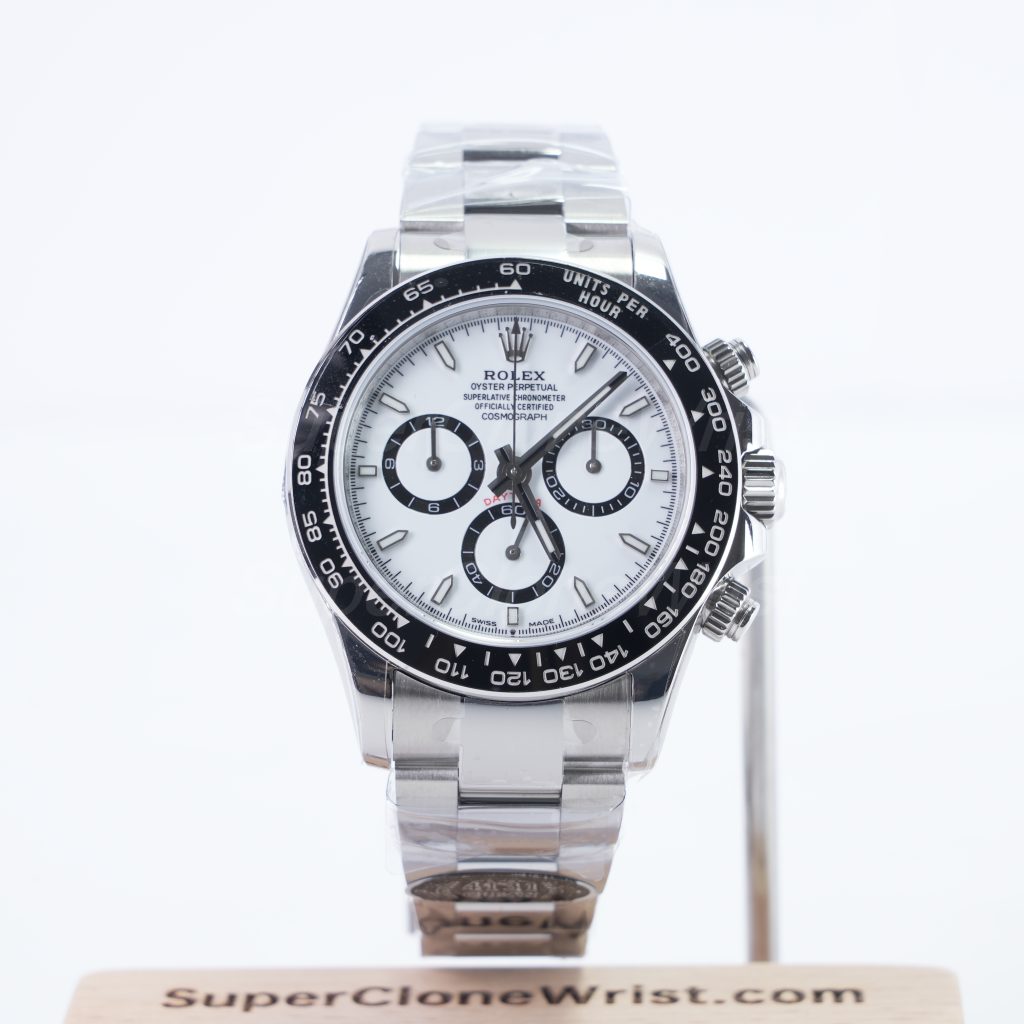 Rolex Daytona White Panda Dial 126500LN 40mm Replica Watch
