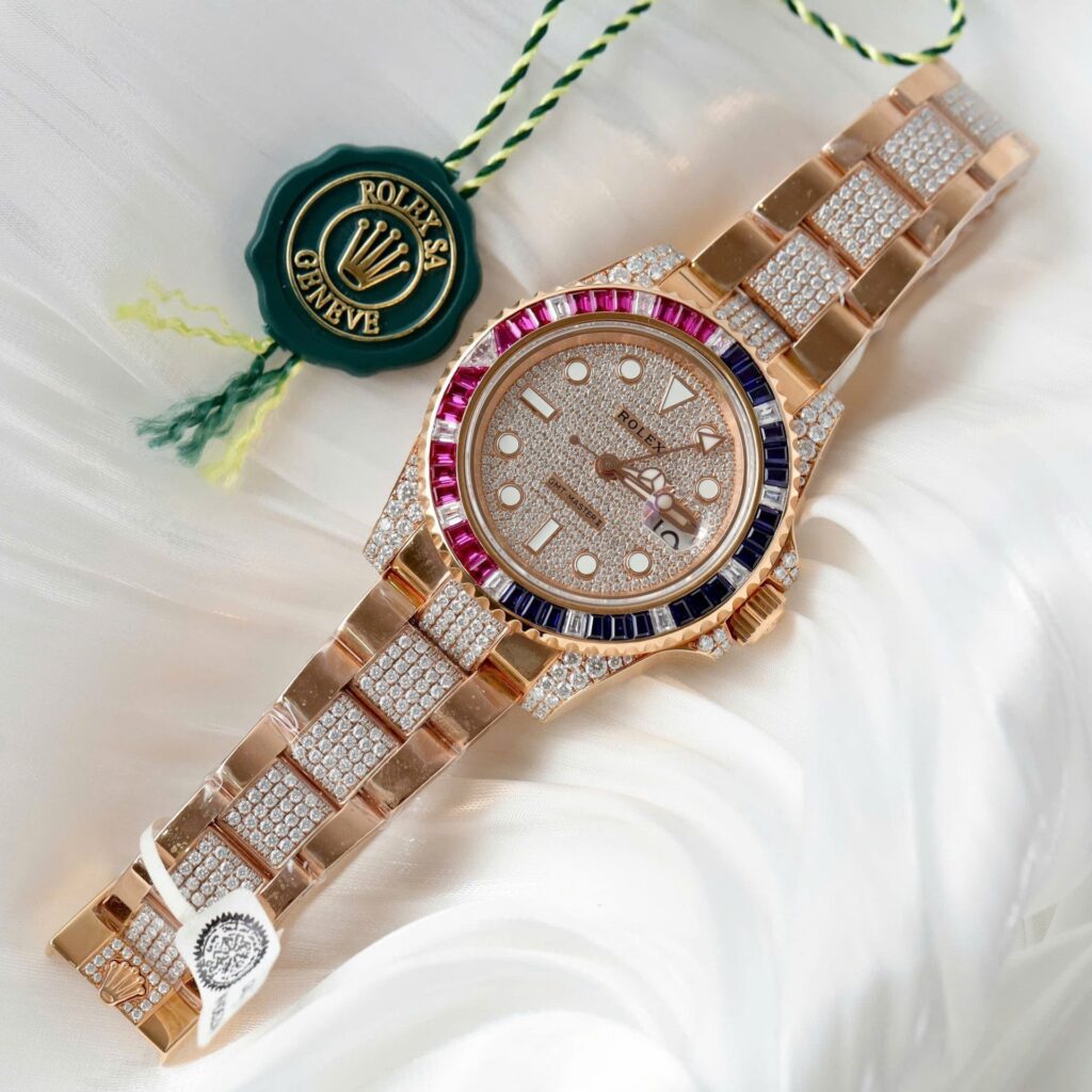 Rolex GMT Master II 126755 SARU Moissanite Sapphire 40mm 3.jpg
