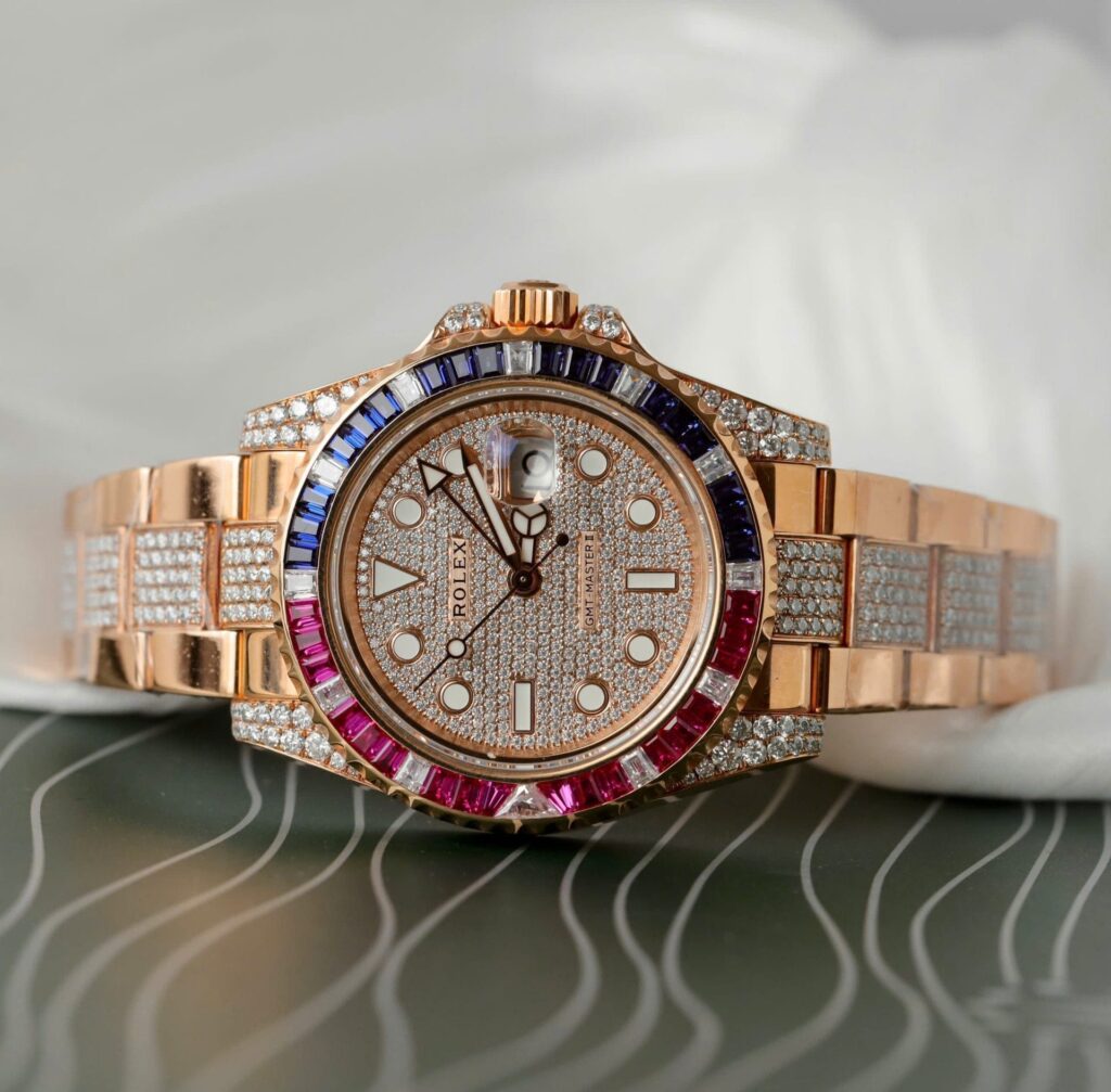 Rolex GMT Master II 126755 SARU Moissanite Sapphire 40mm 8.jpg