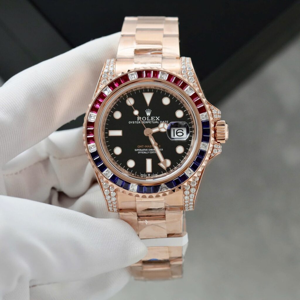 Rolex GMT Master II 126755 SARU Moissanite Sapphire 41mm 1.jpg