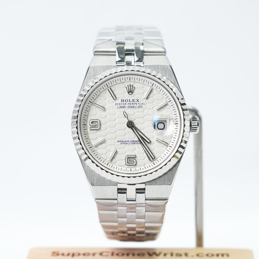 Rolex Land Dweller 127334 White Dial Steel 40mm Super Clone Watches