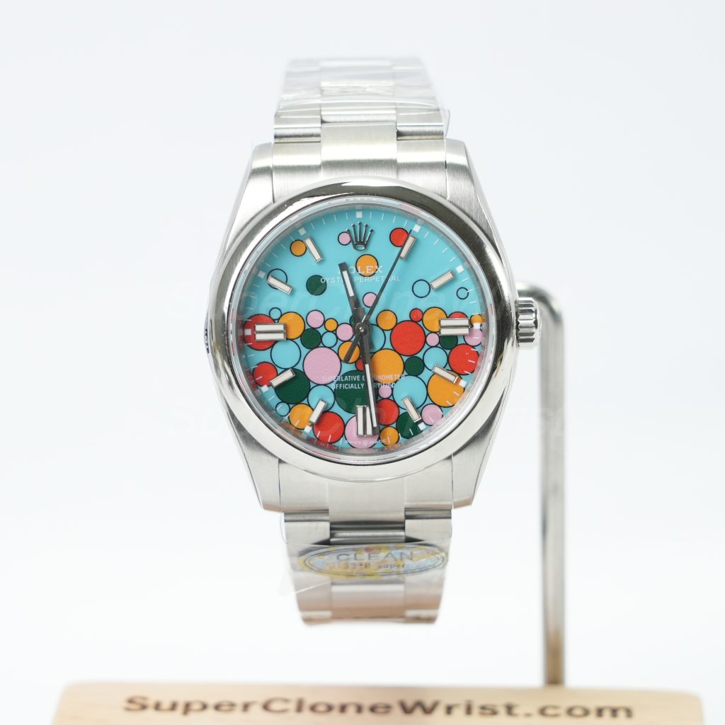 Rolex Oyster Perpetual 126000 Bubble Dial 36mm 11 Super Clone Watches