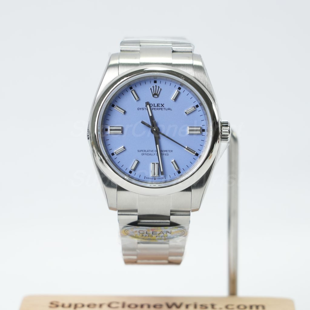 Rolex Oyster Perpetual 126000 purple Dial 36mm 11 Super Clone Watches