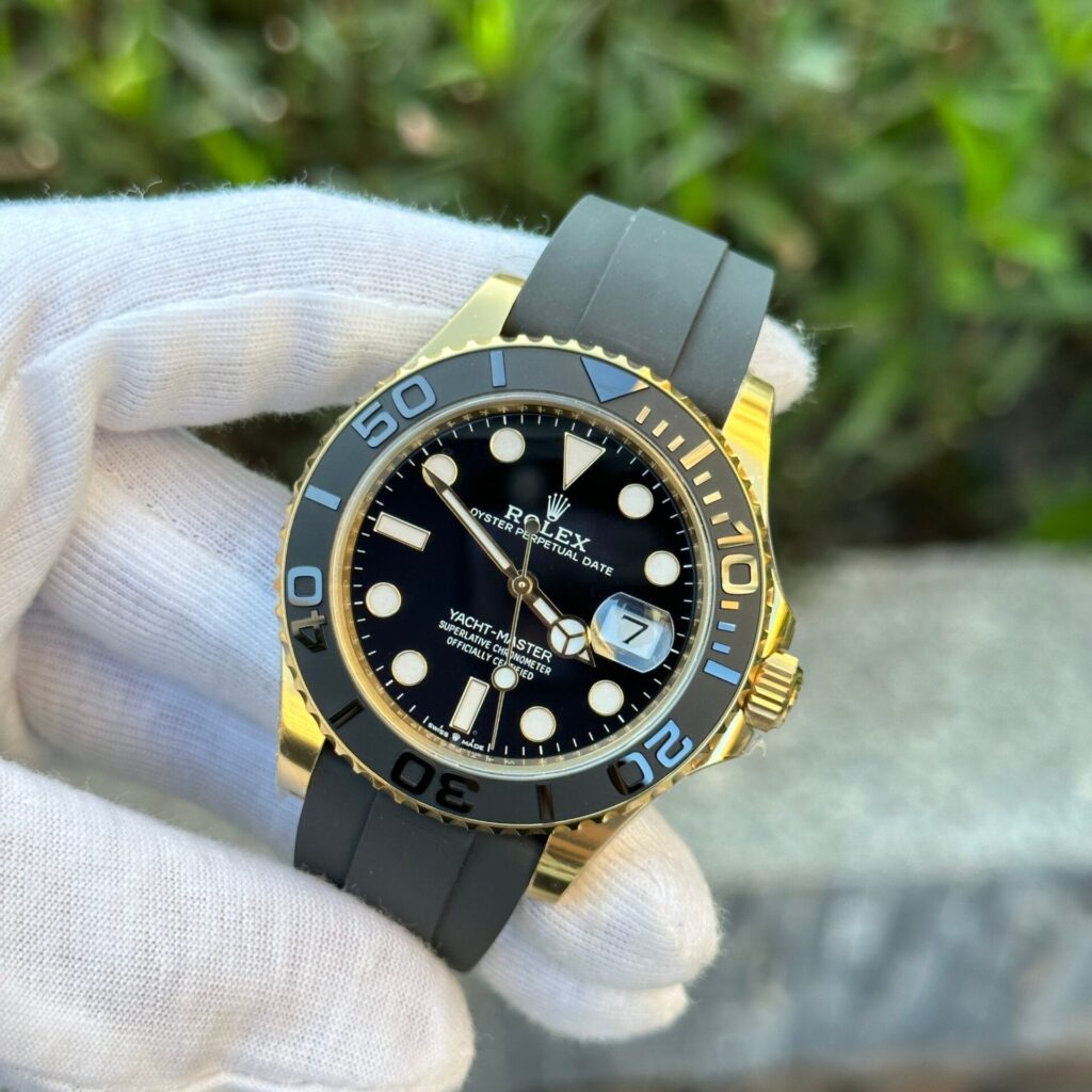 Rolex Oyster Perpetual M226658 Yacht Master Gold Oysterflex 42mm 11 Super Clone Watches 6.jpg